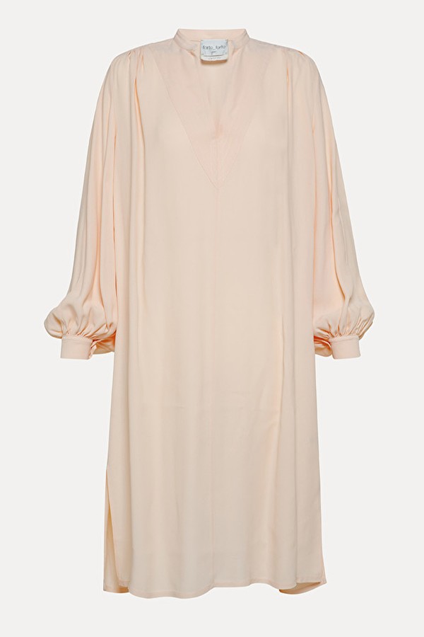 Dress In Environmentally-Friendly Georgette