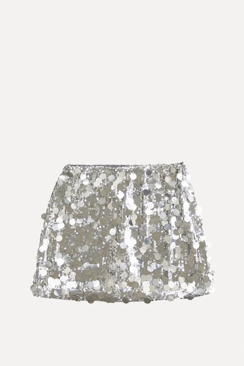 Scarlett Sequin Mini Skort from Abercrombie & Fitch