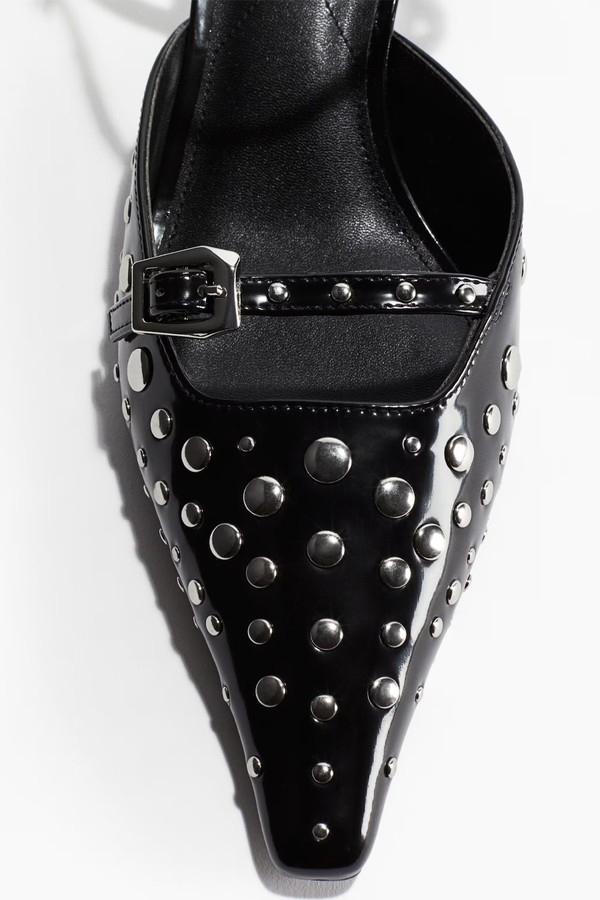 Studded Heeled Sandals from H&M