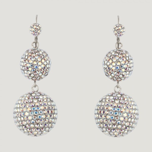 Crystal Ball Drop Earrings from Butler & Wilson
