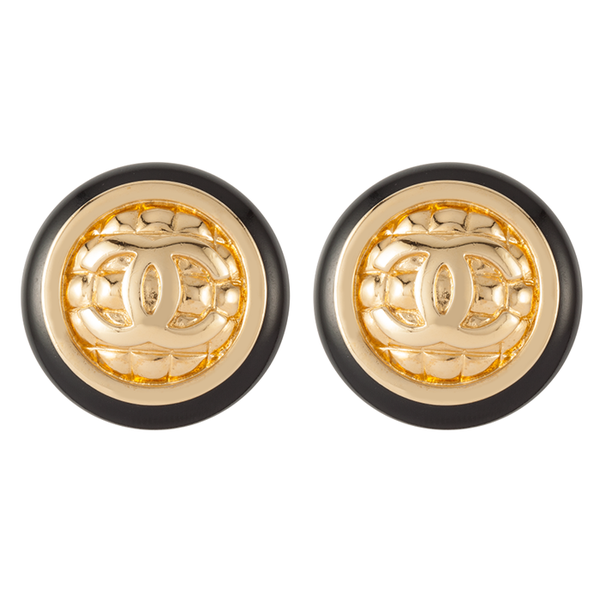 1980s Vintage Chanel Statement Clip-On Earrings