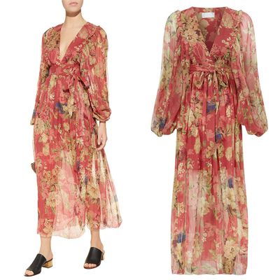 Melody Floral Wrap Dress from Zimmerman