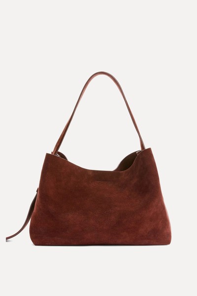 Suede Shoulder Bag from ARKET