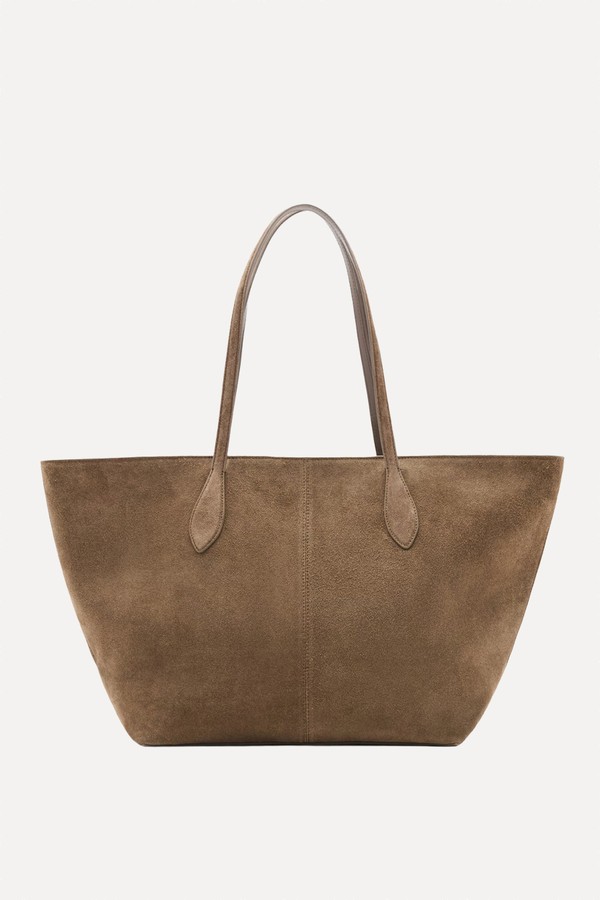 Suede Shopper Bag