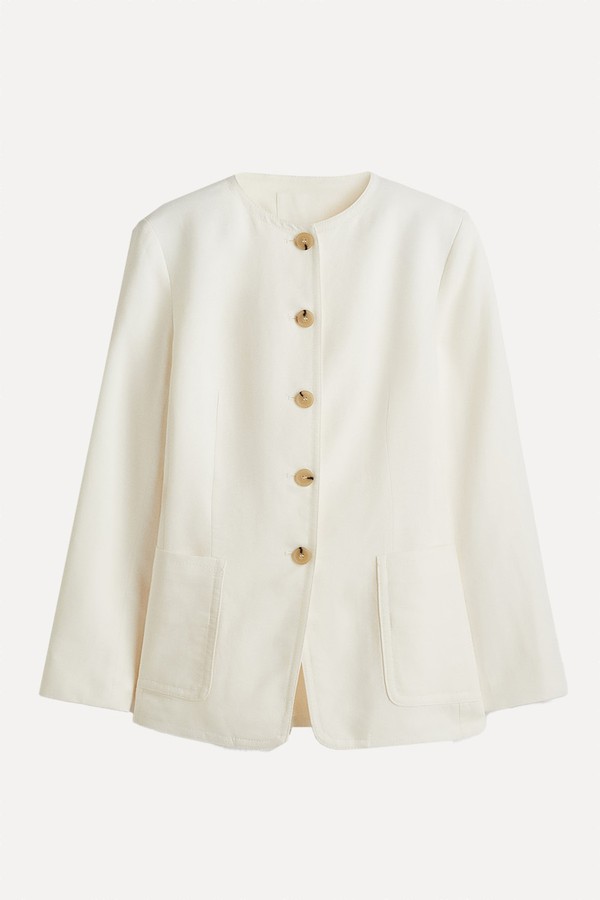 Linen-Blend Blazer from H&M