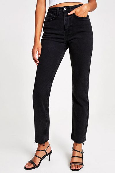 Straight Leg Denim Jeans  from River Island