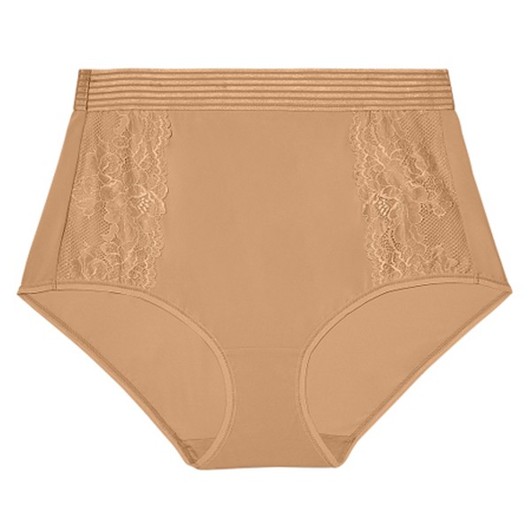 High-Waist Lace Brief