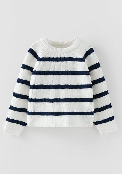 Striped Knit Sweater