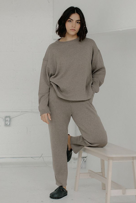 Organic Cotton Lounge Crew  from Bare Knitwear