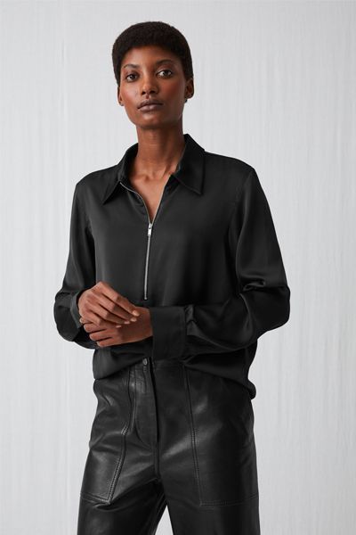 Satin Zip Top from Arket