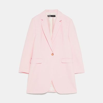 Long Blazer With Pockets from Zara