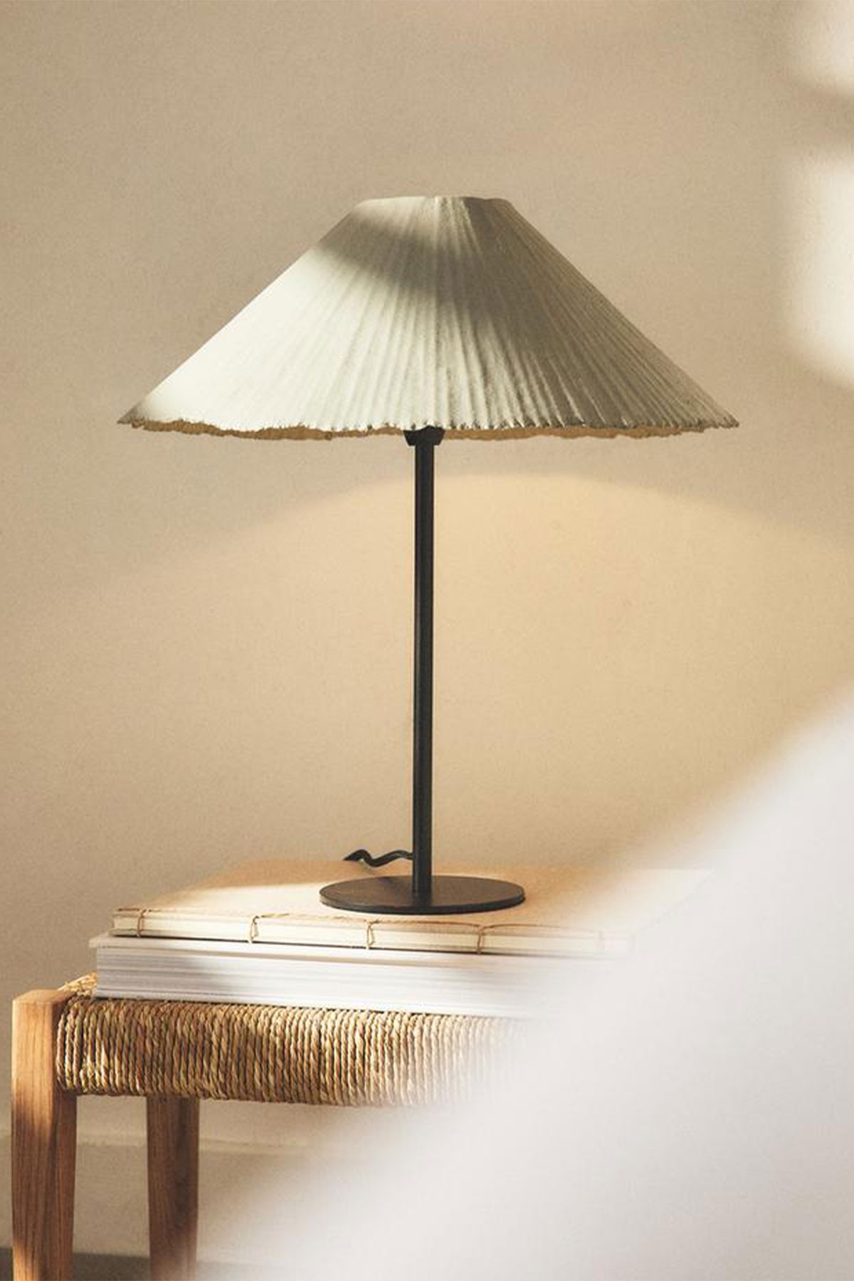 Metal Paper Lamp from Zara