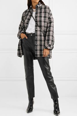 Requena Oversized Quilted Padded Checked Cotton Jacket from IRO