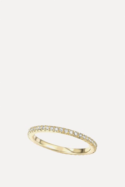 Super Fine Cut-Down Yellow Gold Band