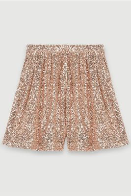 Sequinned Shorts from Maje