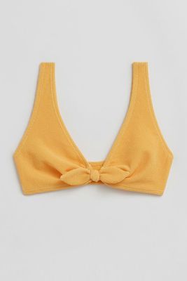 Crepe Knot Tie Bikini Top from & Other Stories
