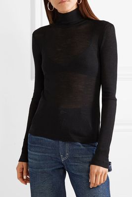 Ribbed Wool Turtleneck Sweater from T by Alexander Wang