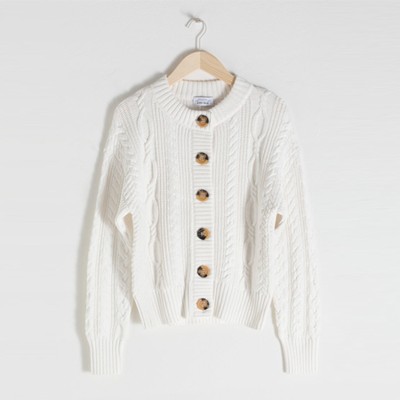 Cable Knit Cardigan from & Other Stories