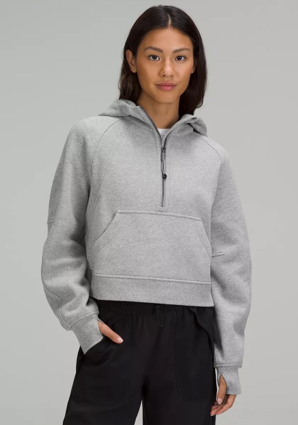 Scuba Oversized Half-Zip Hoodie