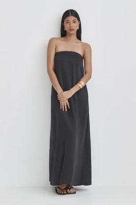Satin Bandeau Maxi Dress from 4th + Reckless