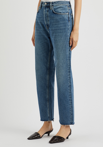 Blue Straight-Leg Jeans from Totême