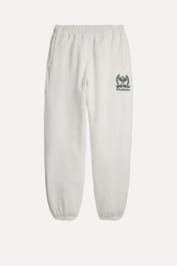 Crest Fleece Tracksuit Bottom