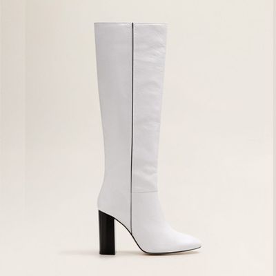 Leather High-leg Boots from Mango