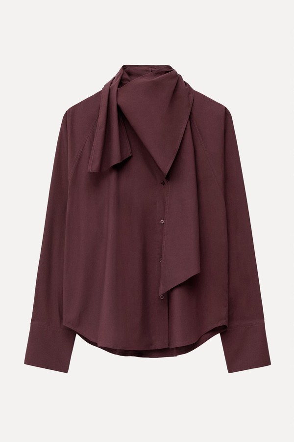 x from Scarf-Detail Shirt, £97 | & Other Stories