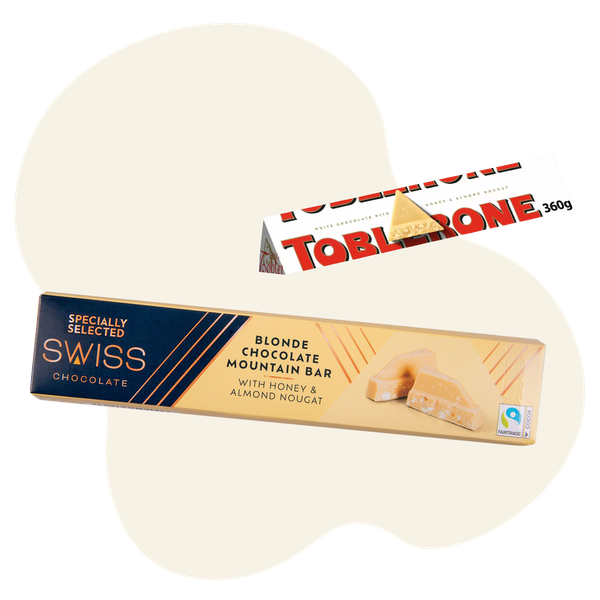 Swiss Blonde Chocolate Mountain Bar from Aldi
