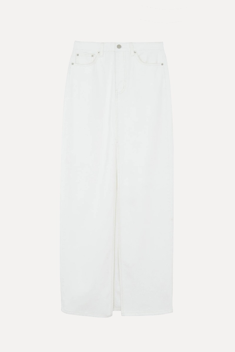 Texas Denim Pencil Skirt from The Frankie Shop