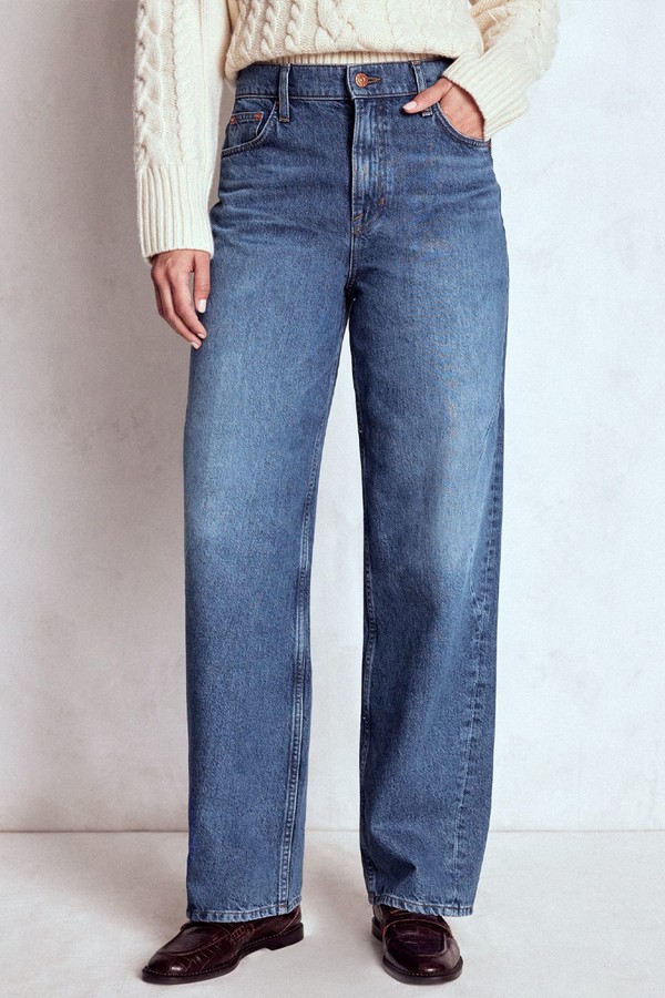 Full Length Barrel Leg Jeans