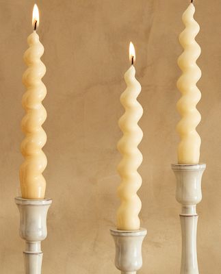 Spiral Candle Pack Of 4, £9.99 | Zara Home