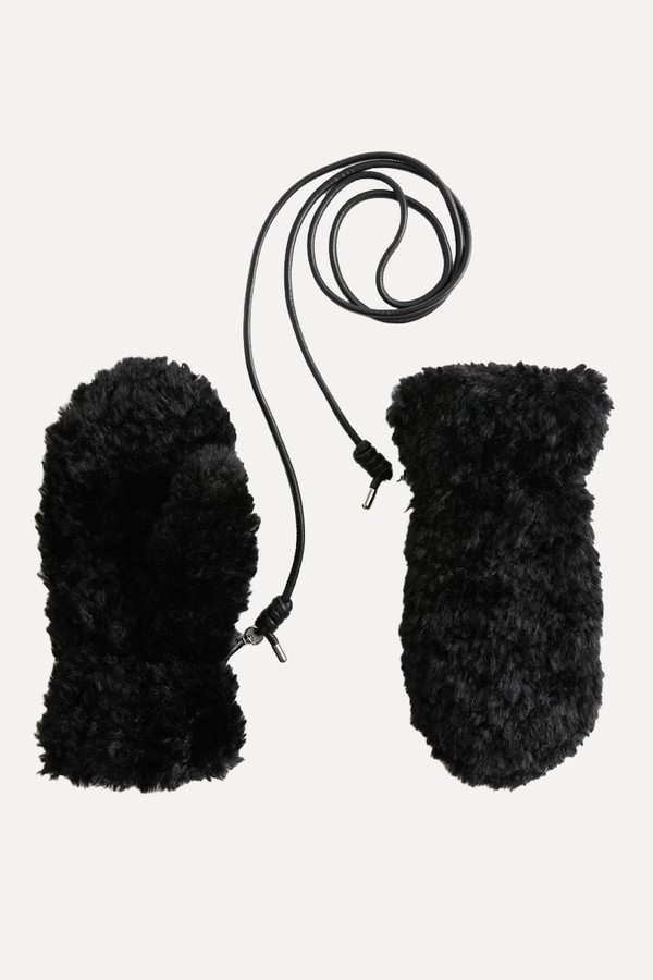 Faux Shearling Mittens from Marks & Spencer 