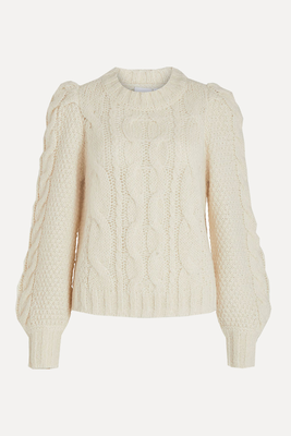 ANINE BING Mike cable-knit sweater