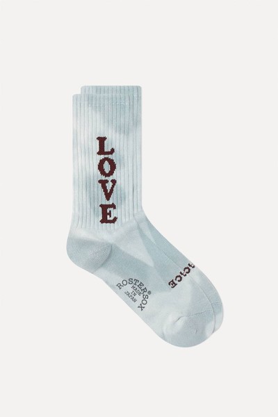 Tie Dye Love Socks from Rostersox