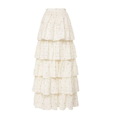 Carmen Ruffle Maxi Skirt