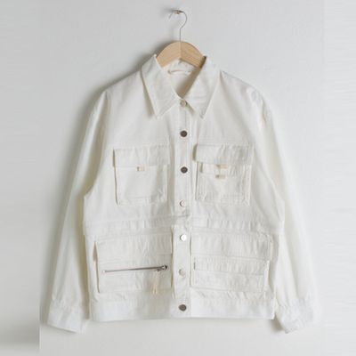 Oversized Cotton Workwear Jacket from & Other Stories