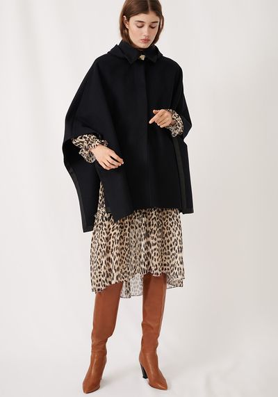 Galade Wool-Blend Coat from Maje