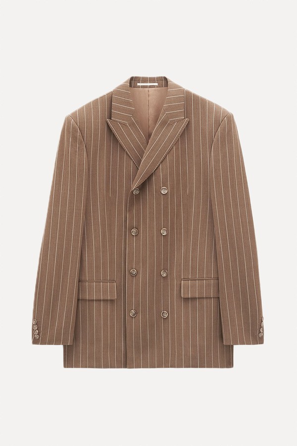 Double Breasted Pinstripe Blazer from Filippa K