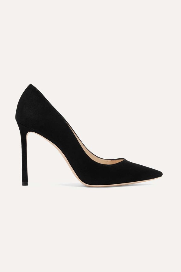Romy 100 Suede Pumps from Jimmy Choo