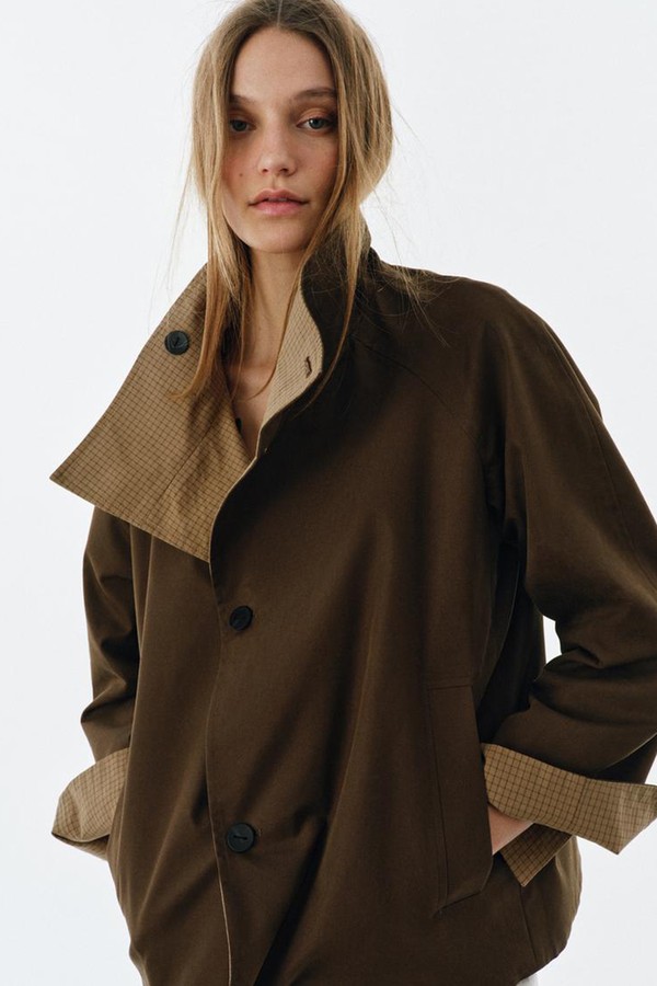 Reversible Check Jacket