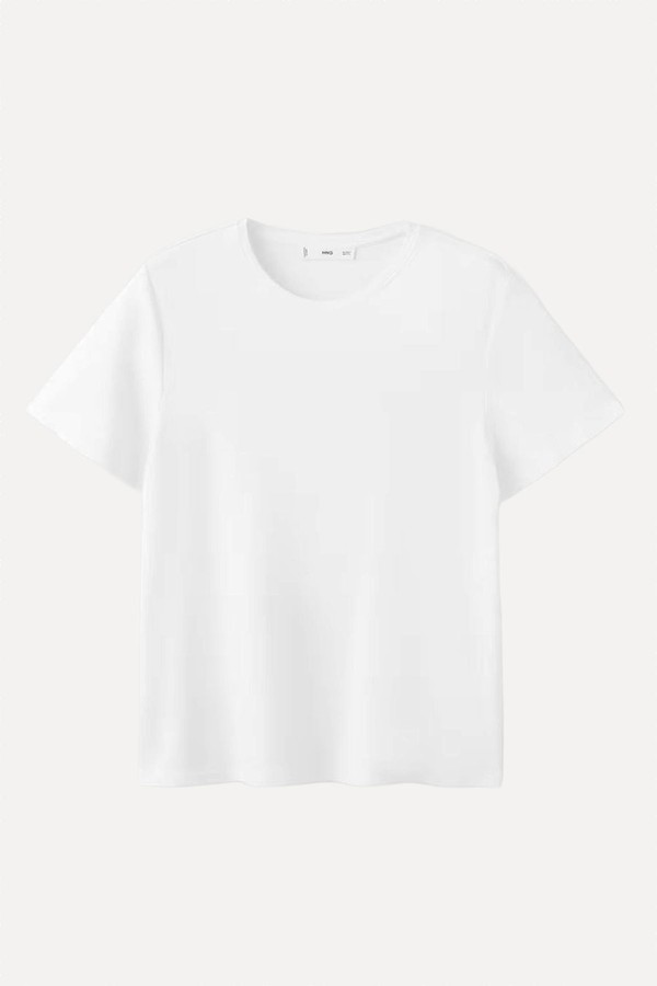 Short-Sleeved Cotton T-Shirt from Mango