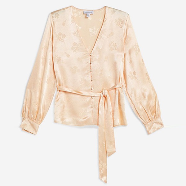 Floral Jacquard Top
