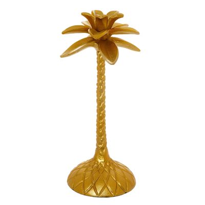 Golden Flower Candle Holder 34.29cm