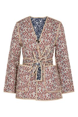Dea Floral-Print Reversible Cotton Jacket from Apof