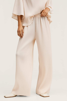 Pleated Wideleg Trousers from Mango