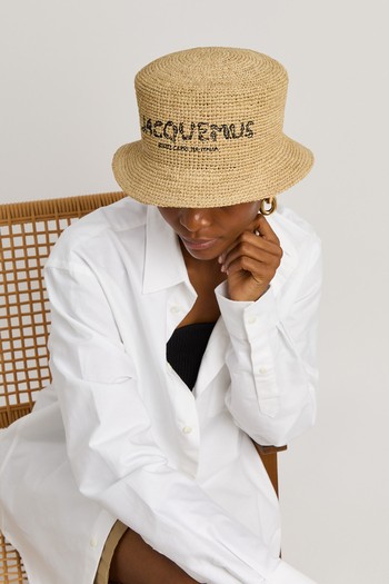 Le Bob Pesco Raffia Hat from Jacquemus