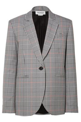 Oversized Checked Woven Blazer from Monse