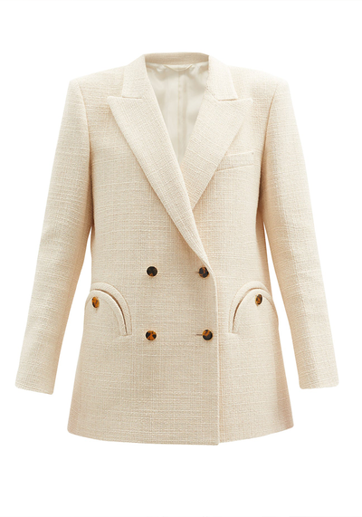 Missy Everynight Cotton-Blend Bouclé Jacket from Blazé Milano