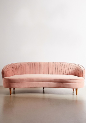 Camila Pink Velvet Sofa